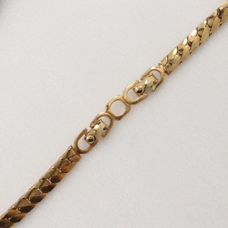 [dior] Christian Dior Earring Set Vintage Gold Plated And Rhinestone Ladies