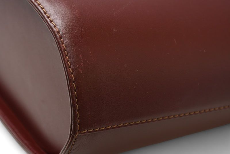 Cartier Tote Bag Must Line Cartier Bag Vintage Leather Bordeaux
