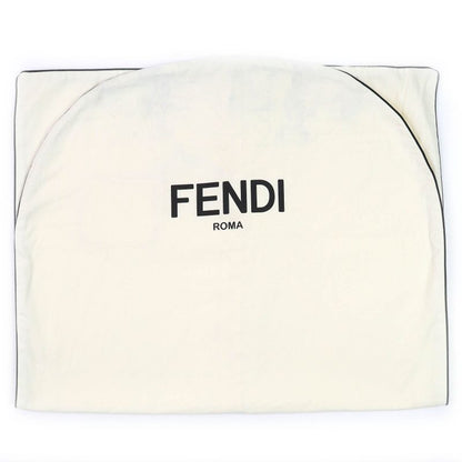Fendi 2019 Fj0562 100% Cashmere Lining FF Logo And Zucca Pattern Logo Buttons