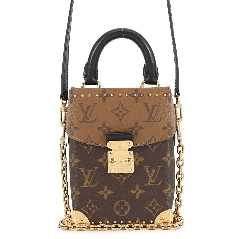 Louis Vuitton Shoulder Bag Monogram Reverse Camera Box 2-Way Noir Black