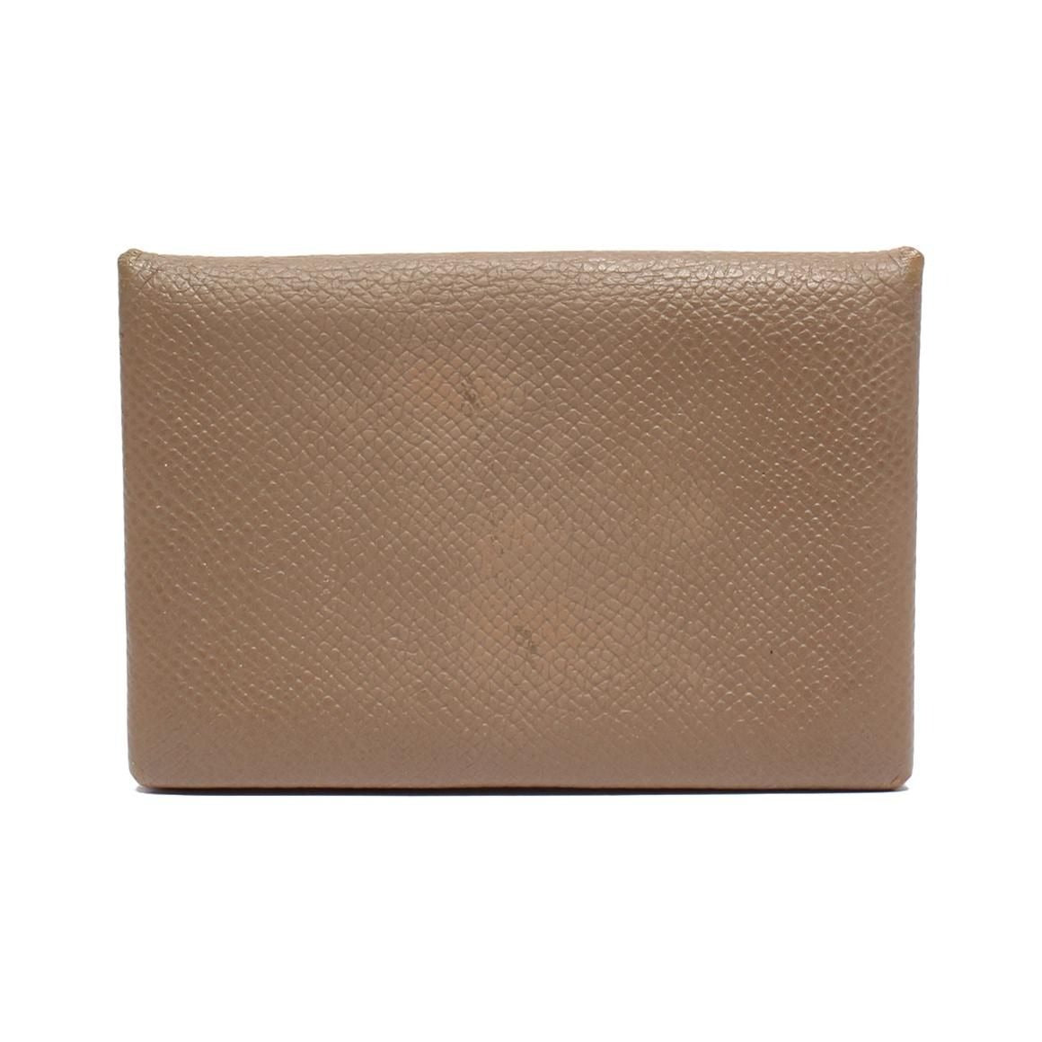 Hermes Card Case Silver Calvi — view 2