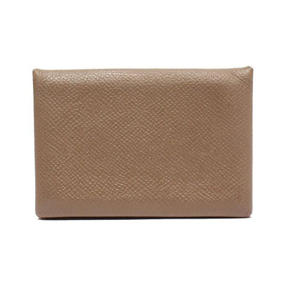 Hermes Card Case Silver Calvi