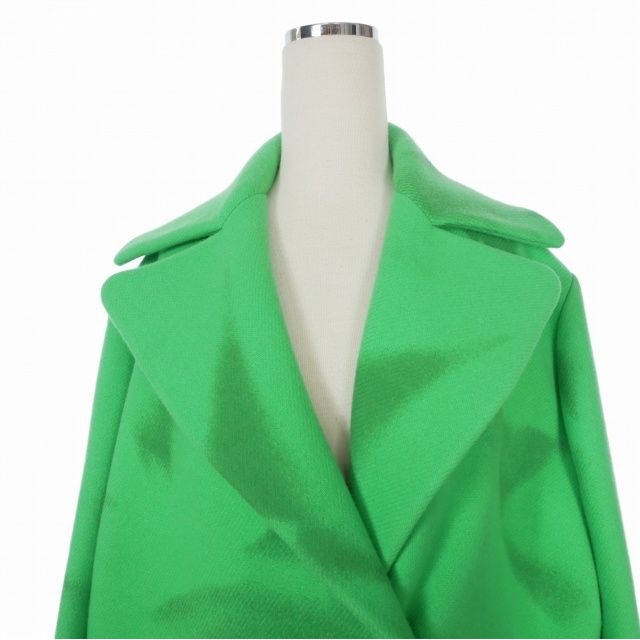 Bottega Veneta Wool Cashmere Double Coat Jacket 40 Green — view 4