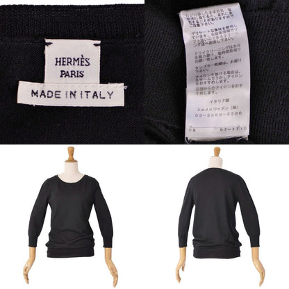 Hermes Knit Sweater 3/4 Sleeve High Gee Cashmere — view 7