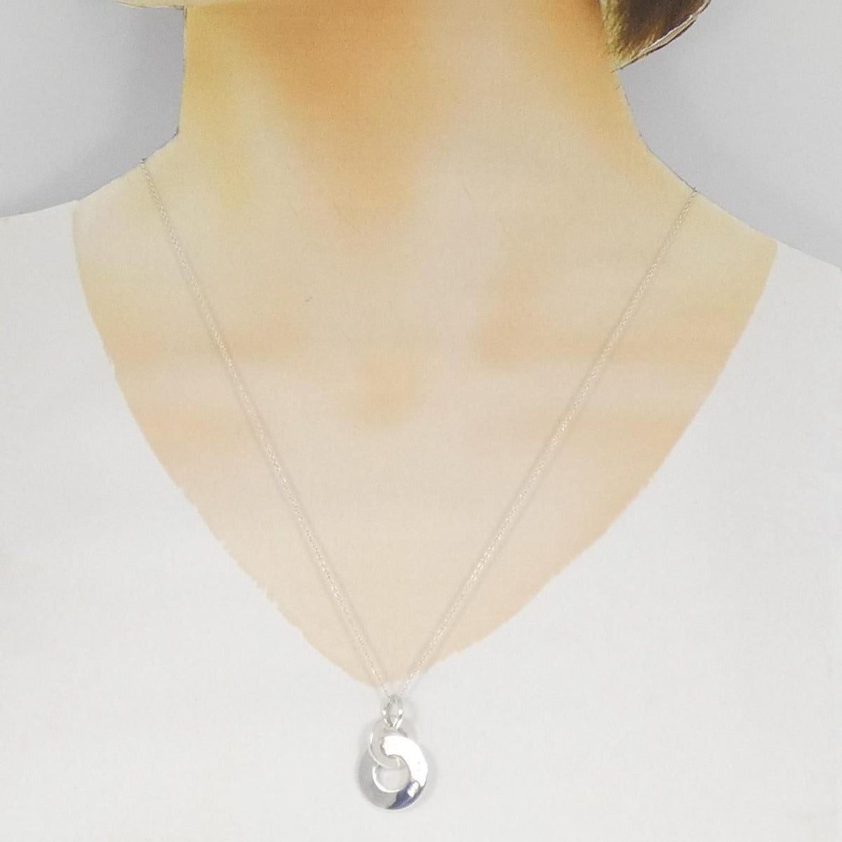 Tiffany & Co. Interlocking Drop Necklace — view 6