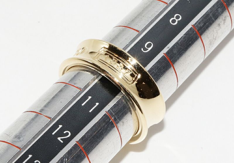 Tiffany & Co Ring 18K Yellow Gold 1837ring Width 6mm (024in)