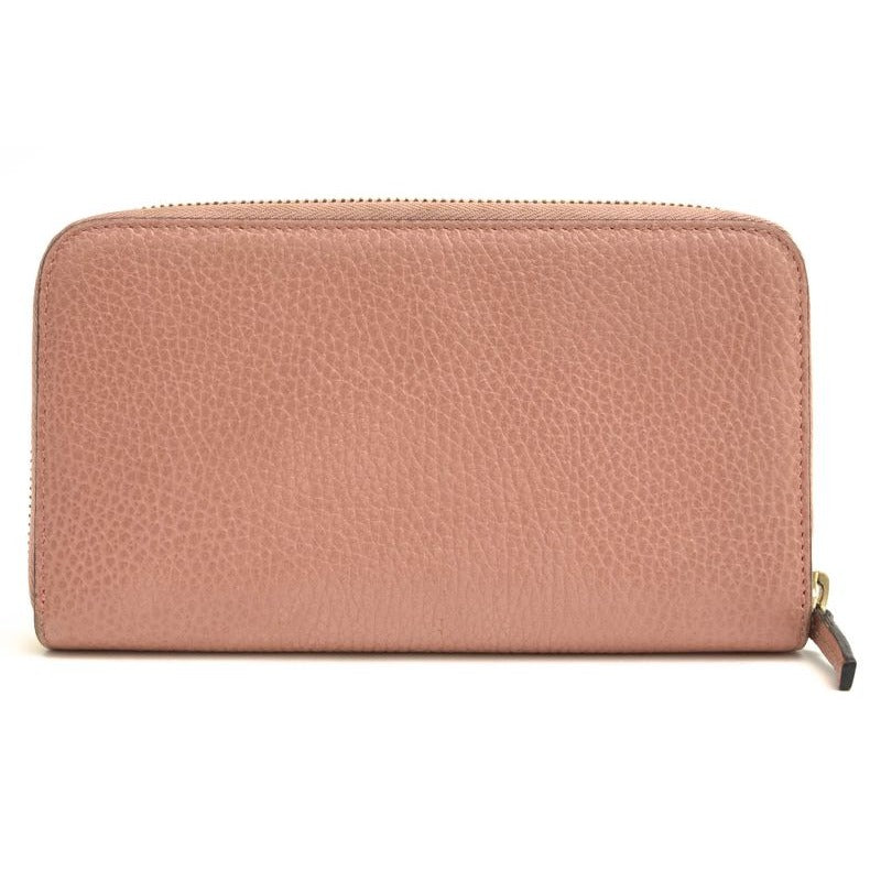 Gucci Wallet Women Leather Pink Dollar Calf — view 2