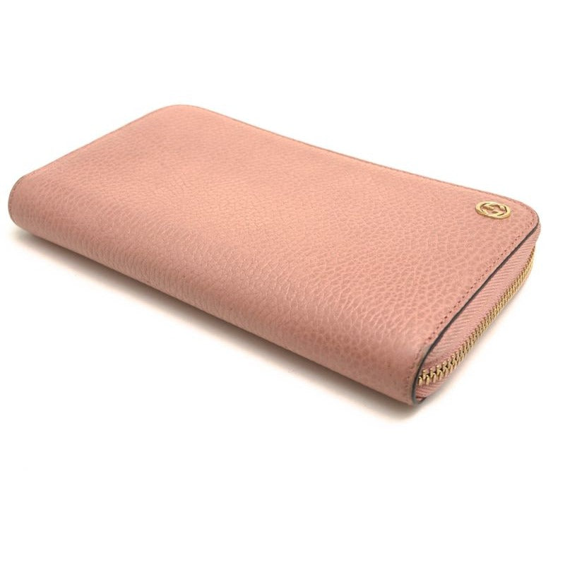 Gucci Wallet Women Leather Pink Dollar Calf — view 3