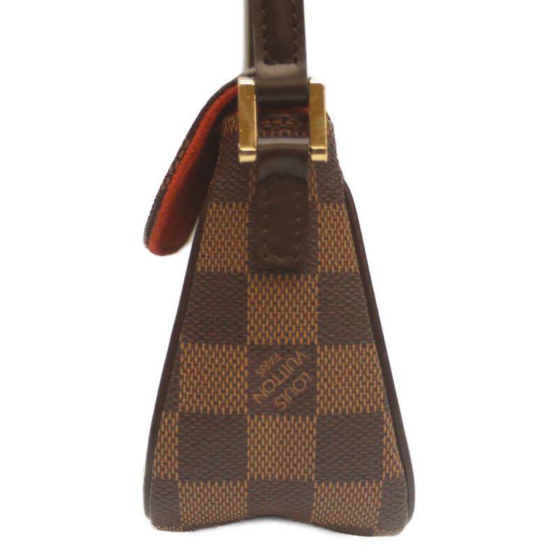 Louis Vuitton 03 N51299 Damier Recoleta Shoulder Bag Handbag Brown Ladies