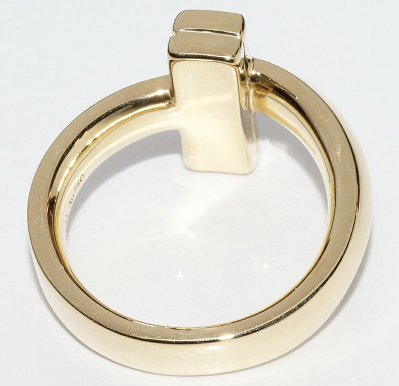 Tiffany & Co Ring 18K Yellow Gold T One Ring Width 45mm (018in)