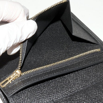 Hermes Trifold Wallet With Coin Purse Bifold Wallet Click 12 Vaux Epson Black