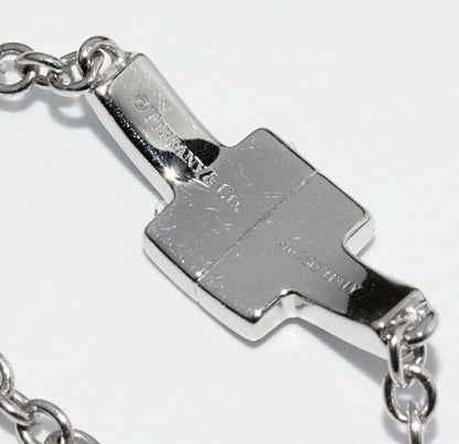 Tiffany & Co Ring 18K White Gold Diamond 12P TTWO Chain Ring