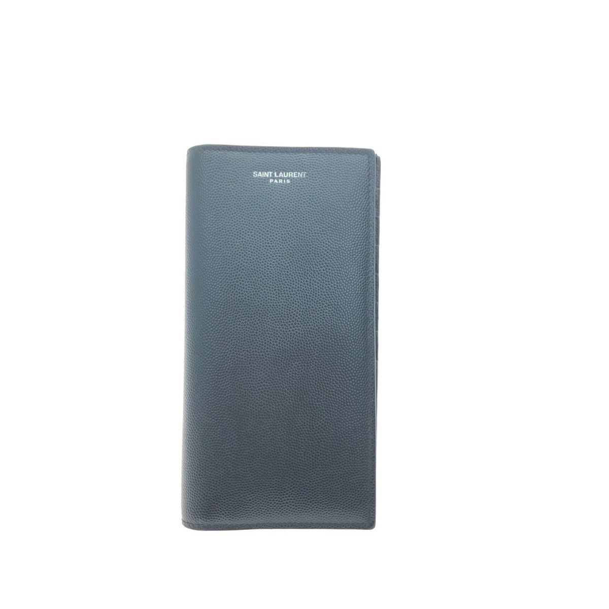 Saint Laurent Paris Men's Bifold Long Wallet Classic Continental Wallet Calf