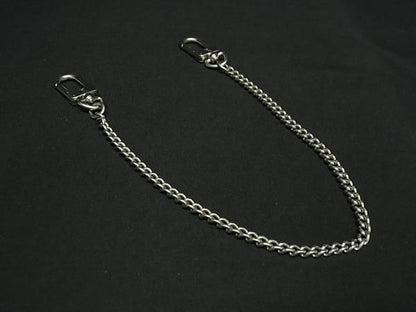 Louis Vuitton Portefeuille Wallet Chain For Accordion Silver Tone Bm7559