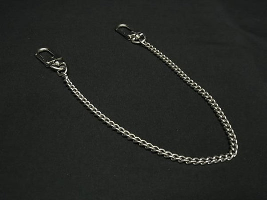 Louis Vuitton Portefeuille Wallet Chain For Accordion Silver Tone Bm7559