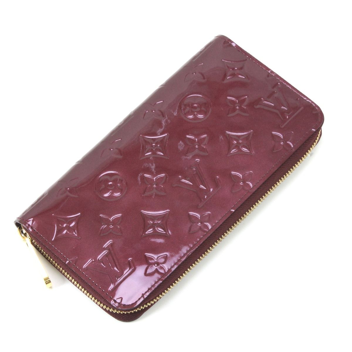 Louis Vuitton Long Wallet Vernis Zippy Wallet M93575 Violet