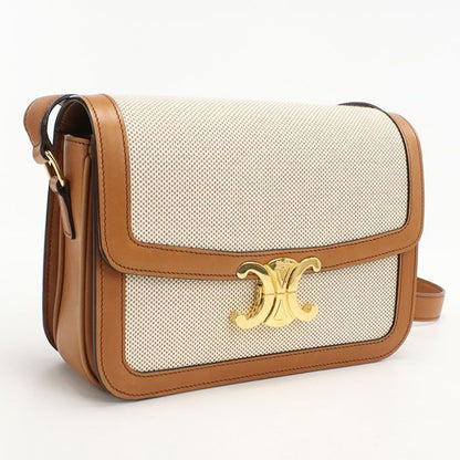Celine Triomphe Crossbody Shoulder Bag Calf Jacquard