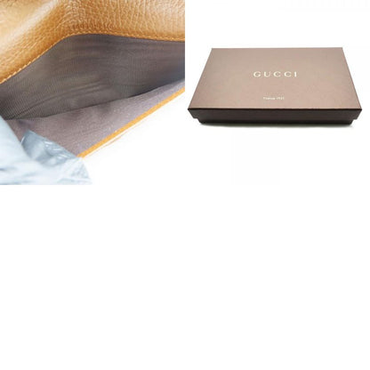 Gucci Long Wallet 346058 GG Canvas Leather Brown Fold Small Women Ladies Women