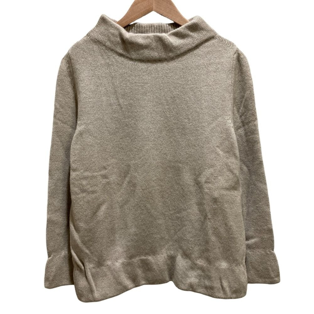 Louis Vuitton Mock Neck Cashmere Knit Sweater M Beige