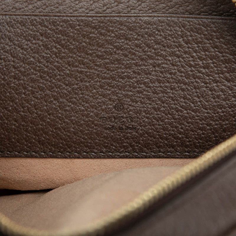 Gucci GG Supreme Off Dear Mini Backpack 598661 Beige Brown PVC Leather Women's