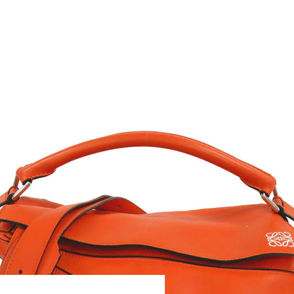Loewe Puzzle Orange Leather 2-Way Shoulder Bag — view 4