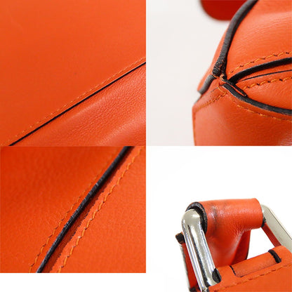 Loewe Puzzle Orange Leather 2-Way Shoulder Bag — view 6
