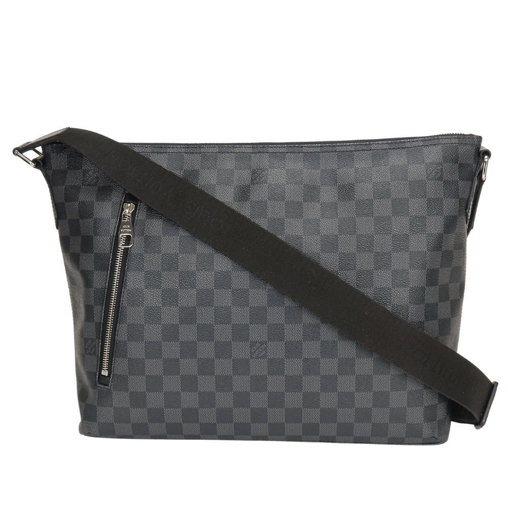 Louis Vuitton Shoulder Bag Mick MM Damier Graphite Black Dark Gray Crossbody