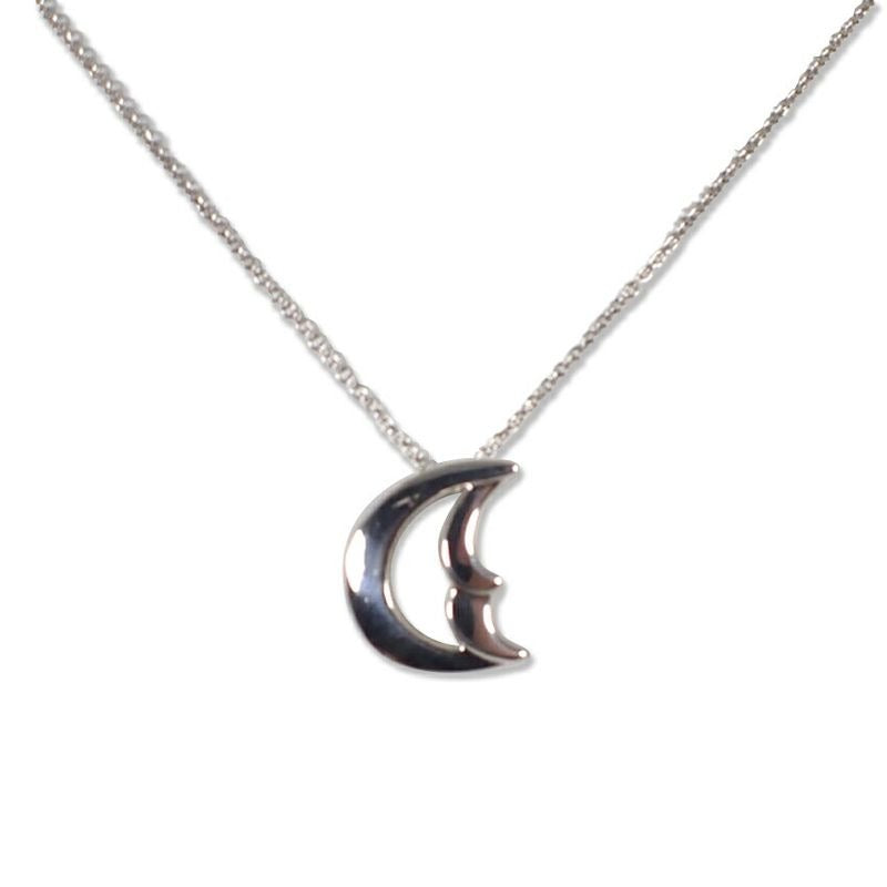 Crescent Moon Pendant Necklace