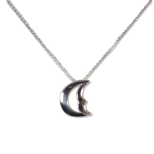 Crescent Moon Pendant Necklace