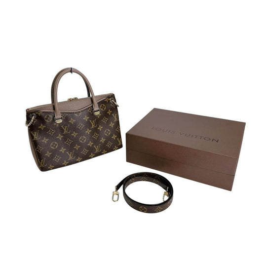 Louis Vuitton Monogram Handbag Pallas BB Brown