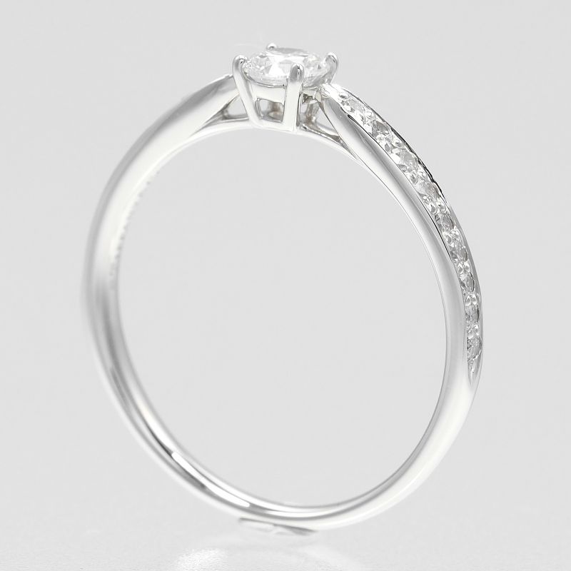 Tiffany & Co Harmony Solitaire 0.23ct Vvs1/f/3ex Pt950platinum × Diamond #14
