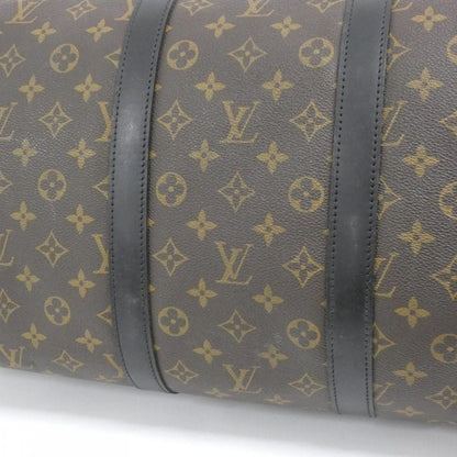 Louis Vuitton Monogram Macassar Keepall Bandouliere 55 cm Boston Bag — view 2