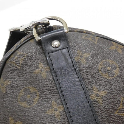 Louis Vuitton Monogram Macassar Keepall Bandouliere 55 cm Boston Bag — view 6