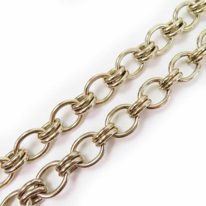 CHANEL A23C Large Rainbow Rhinestone Coco Mark Chain Necklace Multi Gold With