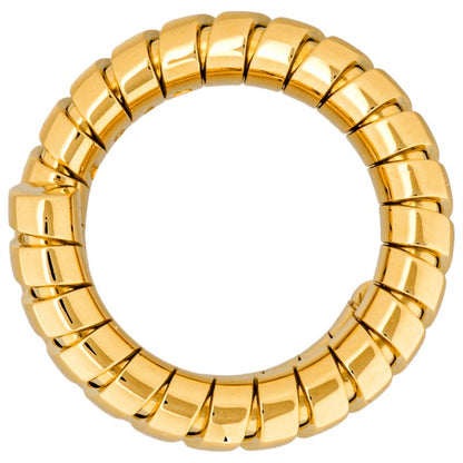Bulgari Bvlgari Tubogas Ring Approx 4 18K Yellow Gold 105g Ladies