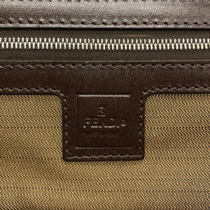 Fendi Zucca Shoulder Bag Jacquard Khaki Women