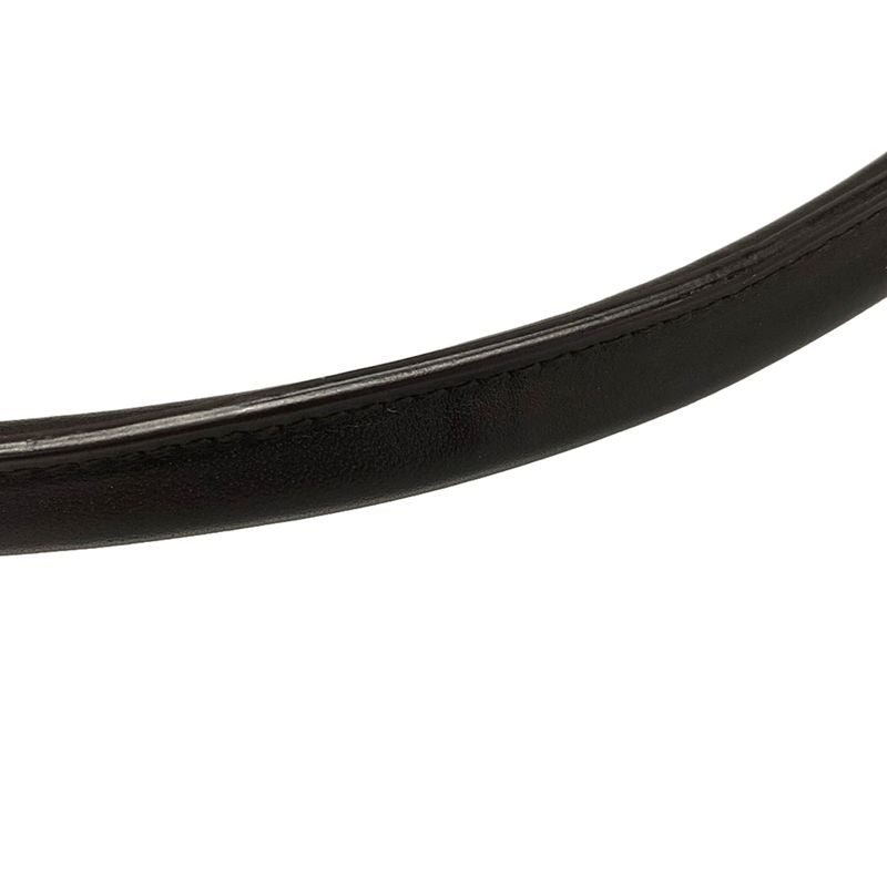 Gucci Handbag GG Pattern 13730 Dark Brown And Black Leather