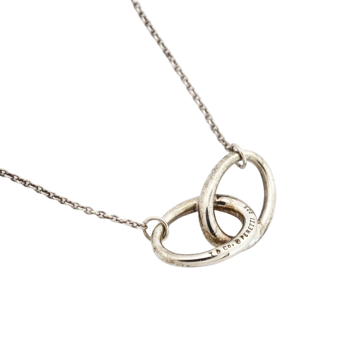Tiffany & Co Necklace Double Loop Silver — view 2