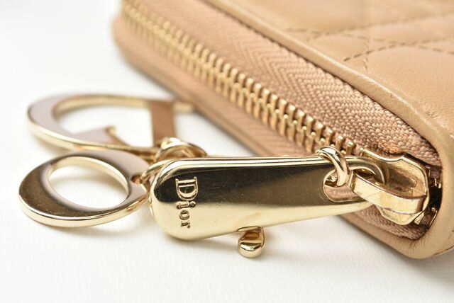 Christian Dior Wallet Christian Dior Long Wallet Diorissimo Beige Gold