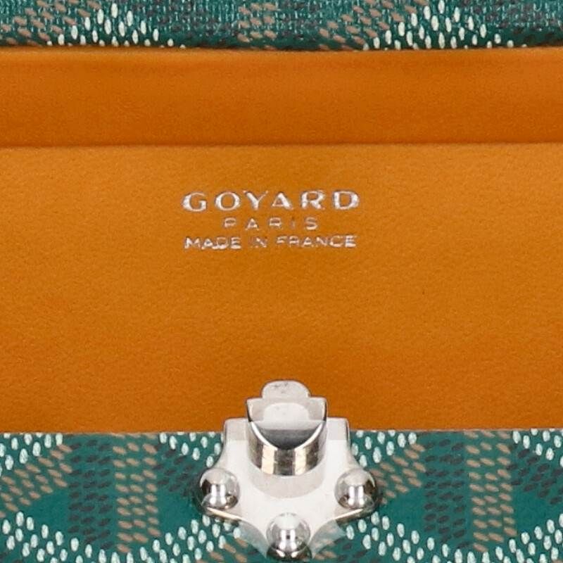 Goyard Minaudière Trunk Leather Trunk Shoulder Bag Men's