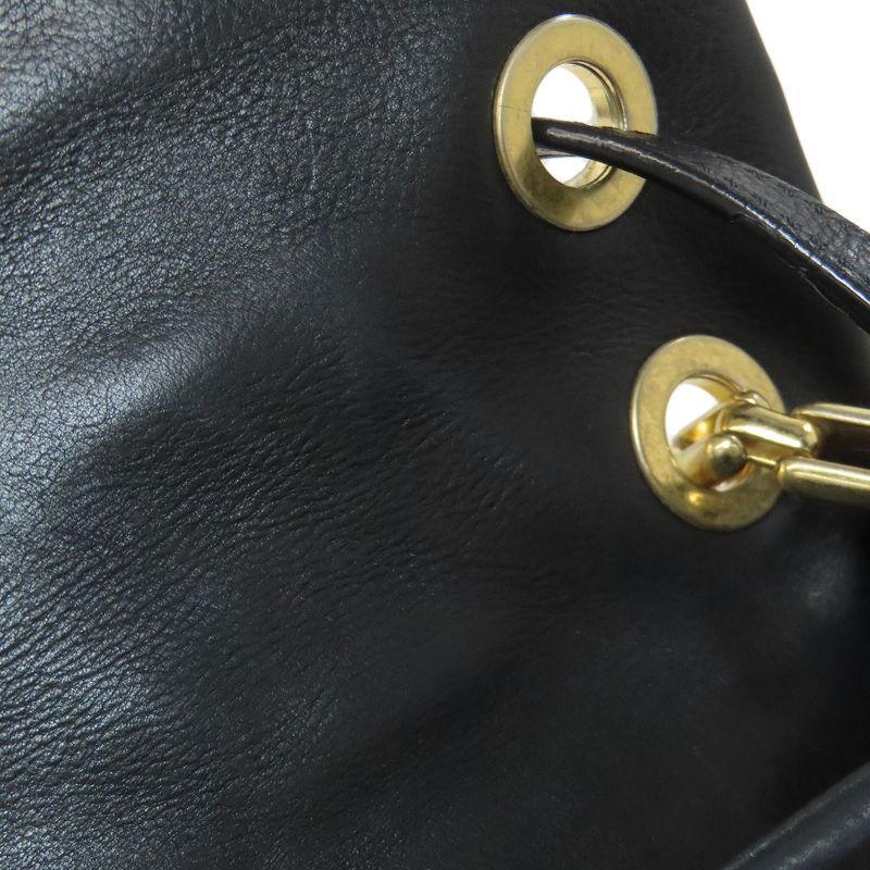 Chanel Matelasse 2WAY Gold Hardware Handbag Calf Women