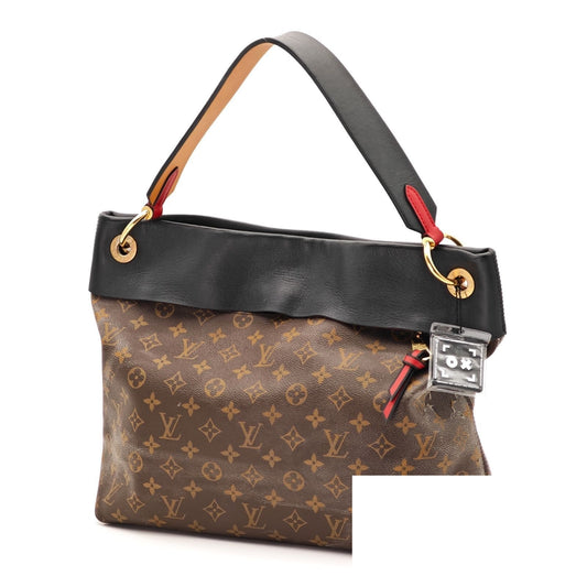 Louis Vuitton Tuileries Hobo Handbag Brown