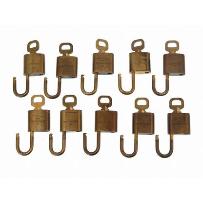 Louis Vuitton Of 10 Cadenas Padlocks Padlock Gold With Keys Key Metal — view 3
