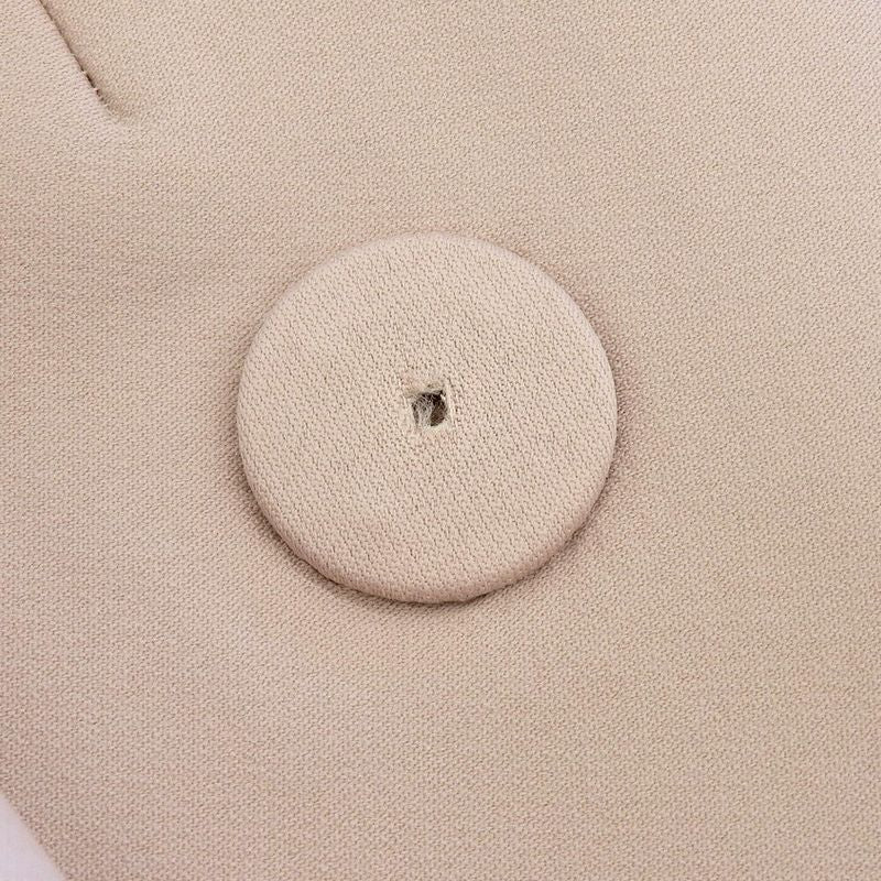 Prada 2020item Stretch Wool Knee Length Wrap Skirt 36 Women's Beige Pink