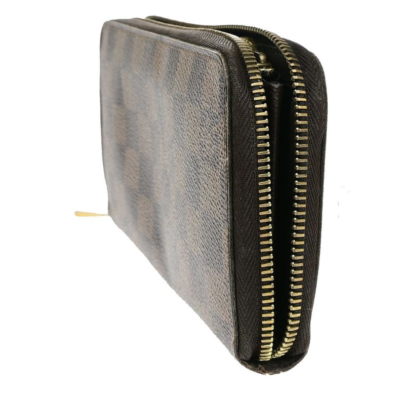 Louis Vuitton Zippy Wallet Damier Ebène Long Wallet N60015 09yg563