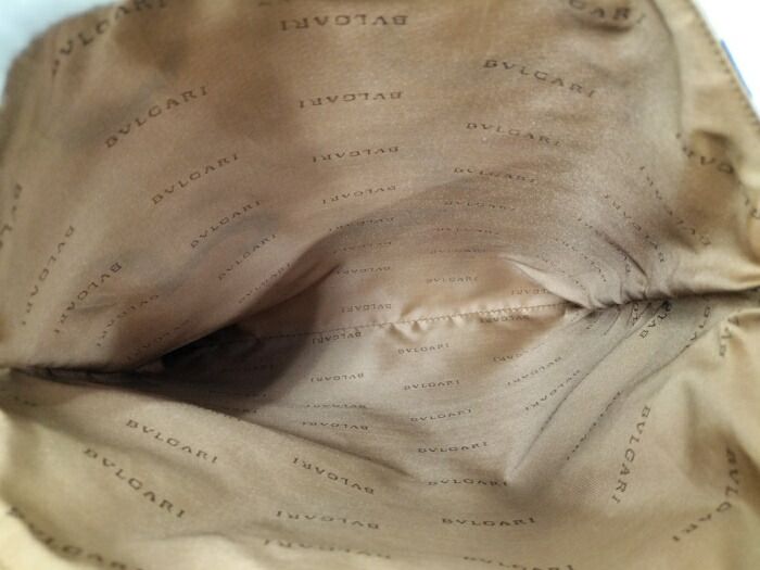 Bvlgari Handbag Canvas Cream