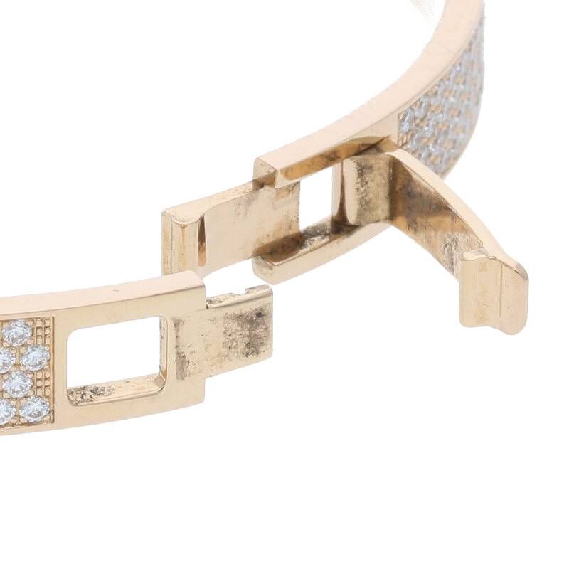 Hermes H D'ancre Hd'ancre Small Gold Bracelet Women LG