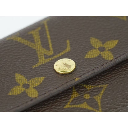 Louis Vuitton Porte Monnaie Pla Monogram Coin Case Purse — view 6