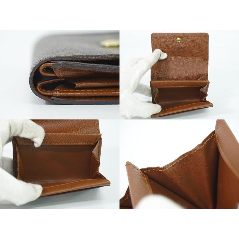 Louis Vuitton Porte Monnaie Pla Monogram Coin Case Purse — view 8