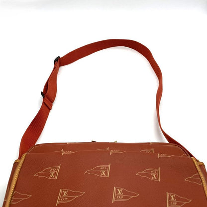 Louis Vuitton M80028 Vuitton Cup Calvi Shoulder Bag PVC Leather Orange Pvc/leath